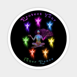 Protect Your Inner Peace Mug,coffee mug,t-shirt,sticker,tote,bag,apparel,magnet,pin,hoodie,pillow Magnet